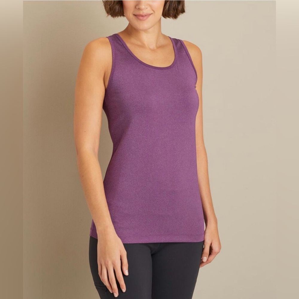 Duluth Trading Company Purple Women’s Breezeshooter Knit Racerback Tank Size S